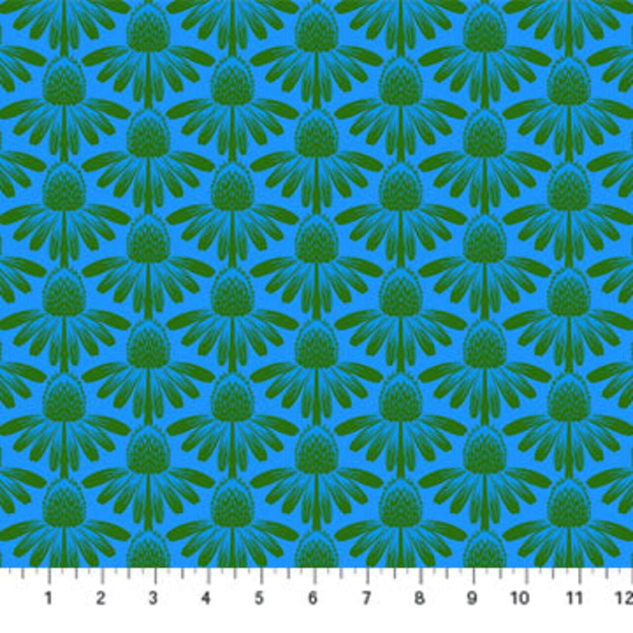Fabric Northcott Anna Maria Pool Coneflower Indelible by the Quarter Yard AMT1001-62C